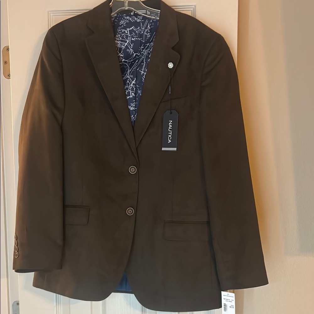 Nautica Men's Brown Blazer